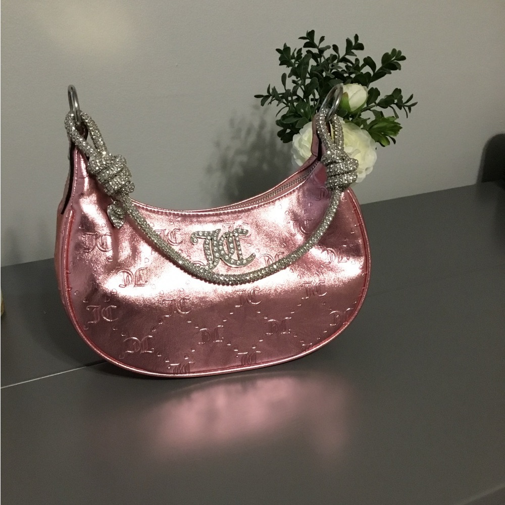 Juicy Couture Pink Metallic Shoulder Bag
